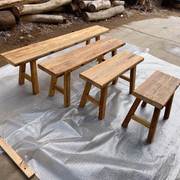 实木凳子复古长凳做旧民俗单人凳双人长凳榆木凳短凳长条凳门板凳