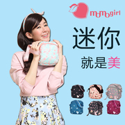 momogirl运动包女韩版小挎包，帆布斜挎单肩包包休闲卡拉羊小包布包