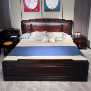 红木大床仿古实木床红檀木新中式家具全实木双人床主卧明清古典