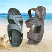 越南橡胶凉鞋男士夏天两用沙滩鞋，户外穿潮流耐磨厚底塑料凉鞋
