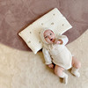 新生儿枕头婴幼儿，低枕纯棉枕巾婴儿，定型枕薄枕儿童薄枕
