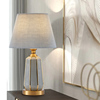 床头灯台灯陶瓷轻奢北欧美式ins卧室现代简约高级床头柜灯