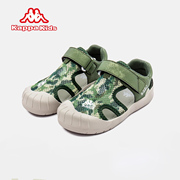 kappa童鞋女童夏季运动凉鞋宝宝，镂空凉拖鞋，透气男童沙滩鞋子