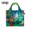 德国LOQI森林系列大容量单肩女包潮流环保袋可折叠轻便时尚购物袋
