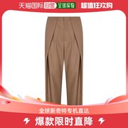 香港直邮潮奢balmain男士，balmain褶皱下摆长裤