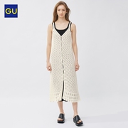 GU极优 女装花边针织长衫一款多穿无袖时尚2024年夏季 350749