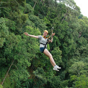 泰国普吉岛丛林飞跃丛林冒险飞跃 哈努曼世界 hanumanworld