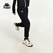 kappa卡帕复古运动裤，2023女高腰休闲裤长裤，收口小脚卫裤k0d62ak28