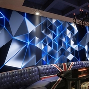 ktv主题壁画包厢背景装饰墙纸，酒吧电竞馆网吧，壁纸3d立体星空墙布