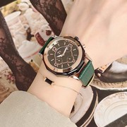 表皮表带韩版复古针扣手表女大表盘时尚石英真皮皮带国产腕表
