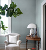 瑞典进口现代简约浅蓝色墙纸 北欧风格纯素色壁纸客厅亚麻布 轻奢
