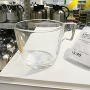 国内宜家斯黛纳饮料杯，透明玻璃水杯耐刷耐热早餐杯咖啡杯ikea