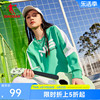中国乔丹运动卫衣女，2024春季休闲潮流，学生女士圆领套头上衣