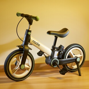 nadle纳豆儿童自行车平衡车二合一脚踏车滑行车遛娃车折叠