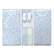 小米米新生儿礼盒套装刚出生宝宝满月百天礼物婴儿衣服纯棉送布袋