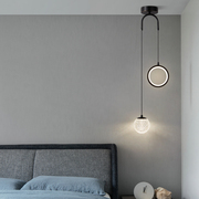 帕莎卧室床头灯轻奢长线北欧灯具，现代简约创意个性极简小吊顶灯饰