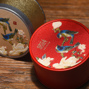 中式结婚喜糖盒子铁盒创意个性糖果盒马口铁喜糖盒成品婚庆用品
