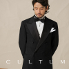 CULTUM经典戗驳领双排扣四扣一塔士多结婚礼服男新郎西服套装正装