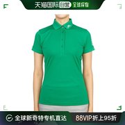 韩国直邮Jlindeberg 衬衫 JARIND BERG 女性 领子 短袖 T恤 GWJ