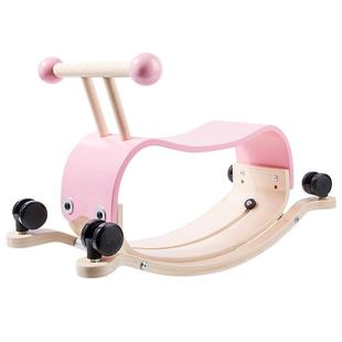 儿童早教木制平衡小车学步车滑行车宝宝学走路助步车益智婴儿玩具
