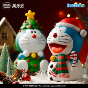 美光站哆啦a梦，圣诞节系列-迷你圣诞树、雪人出售