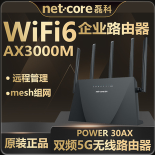 磊科路由器WiFi6全千兆AX3000M高速无线wifi双频5G家用穿墙 全屋大户型宿舍mesh组网增强器大功率POWER 30AX