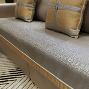 L沙发垫简约现代实木轻奢四季中式布艺防滑欧式坐垫时尚套罩巾定