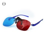 d三红蓝电脑3d眼镜手机，暴夹片风音眼睛近视，影卖专用热高清电视