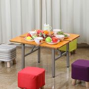 简易小方桌家用折叠桌子四方桌小餐桌吃饭桌子正方形小桌子折叠桌