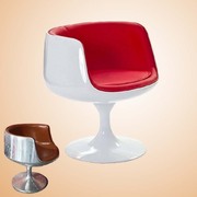 创意玻璃钢转椅铝皮铆钉酒杯椅咖啡厅酒吧美容可旋转美发休闲椅子