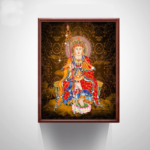 地藏王菩萨5d钻石画，佛像圆钻十字绣，2023客厅玄关手工人物砖秀