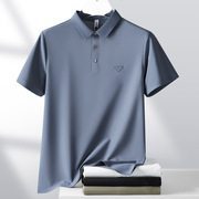 高弹速干高尔夫服装男短袖，t恤golf球衣服，夏季超薄半袖翻领polo衫