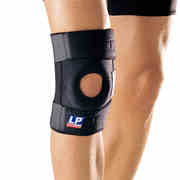 LP护膝733弹簧支撑膝关节硅胶保护具篮球登山健身运动羽毛球篮球