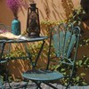 美式乡村铁艺复古户外折叠桌椅套件室外庭院桌椅三件套花园阳台
