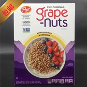 Grape Nuts Cereal宝氏原味小麦早餐谷物麦片Post Original 510g