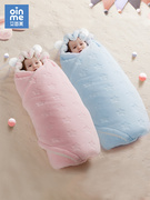 婴儿抱被包被秋冬季加厚款外出两用新生的睡袋初生宝宝珊瑚绒抱毯