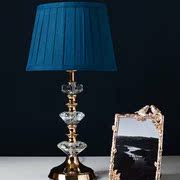 现代时尚欧式水晶台灯客厅卧室床头灯书桌简约美式婚庆轻奢台灯