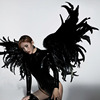 天使羽毛翅膀超大号模特，走秀时尚杂志拍摄拍照写真婚纱照道具