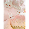 可爱兔子四件套儿童卡通可爱女孩牛奶绒被套珊瑚双面冬季床上用品