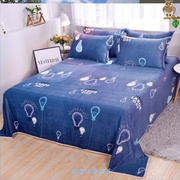 毛毯床单冬季铺床防滑防静电榻榻米蓝色白色加绒大红老式加厚珊。