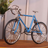 合金车手工自行车模型摆件创意时尚老式自行车脚踏车酒柜装饰