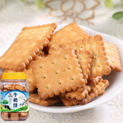 台湾香浓牛奶黑糖饼干焦糖酥脆进口早餐饼干罐装休闲办公室零食品