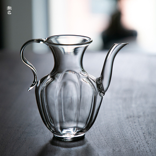 手工仿宋玻璃茶壶日式执壶耐热玻璃，带过滤网酒壶泡茶壶烧水壶小号