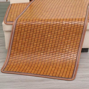 夏季沙发麻将凉席垫座垫，1.6米包边冰席垫子，实木牛筋碳化靠背坐垫