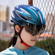 GUB自行车头盔带风镜一体成型山地公路车骑行头盔男女安全帽子K80