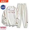 NASA联名美式卫衣套装男春季男装一套搭配帅气潮牌宽松休闲运动服