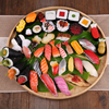 仿真寿司模型日本料理什锦鱼籽饭团，道具三文鱼寿司食品美食物玩具