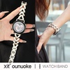xit适用华为gt3pro手表表带watch3pro金属GT2pro不锈钢watch4高级女士时尚创意镂空爱心夏季透气手表带