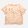 女童粉红色T恤宝宝短袖上衣儿童夏季童装婴儿纯棉半袖汗衫打底衣6
