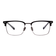 V牌镜框半框防蓝光近视眼镜架男女成品板材钛金属超轻配散光V9701